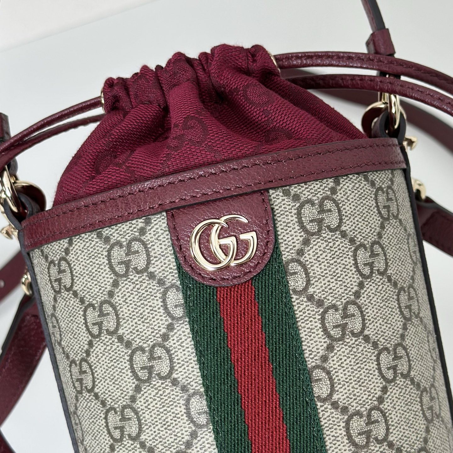 Gvc*1 Mini Ophidia Bucket Bag-11.5*23*8CM