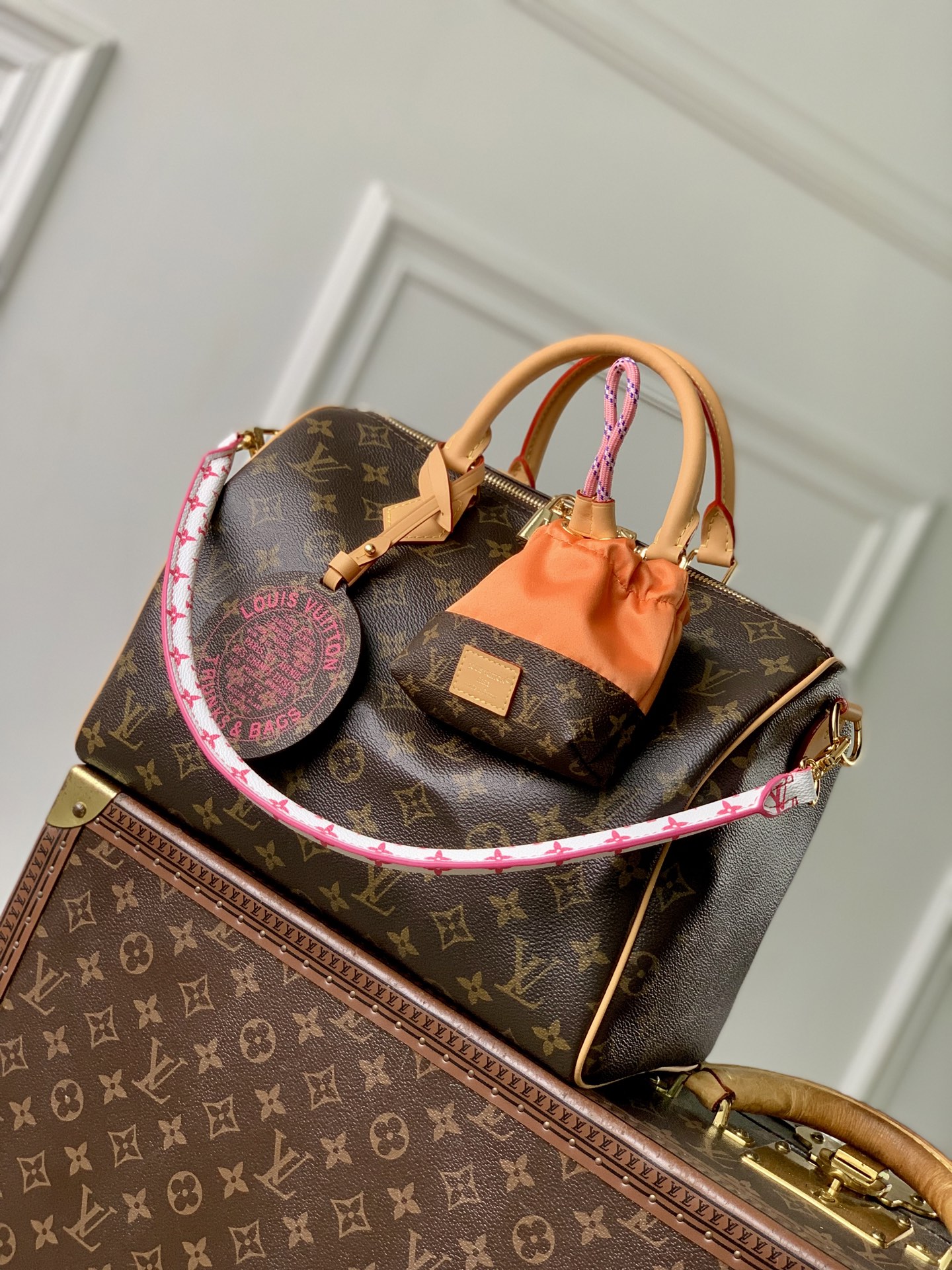 L0vis Vvtt0n Speedy Soft 30 Monogram - Bags -M27512-30*21*17CM
