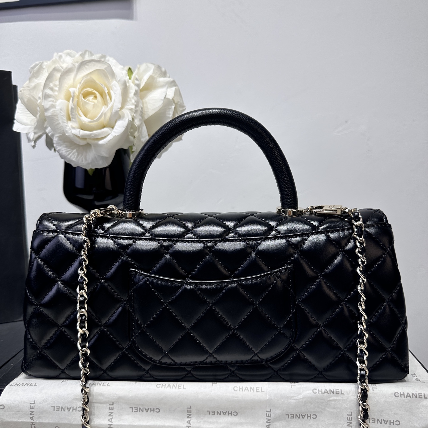Ch@nel Coco Handle Flap Bag-32CM