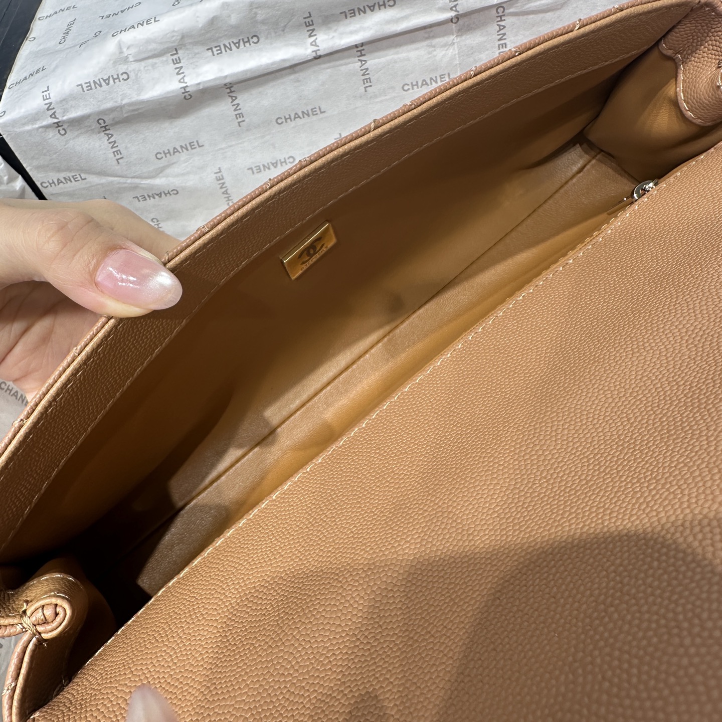 Ch@nel Coco Handle Flap Bag-32CM