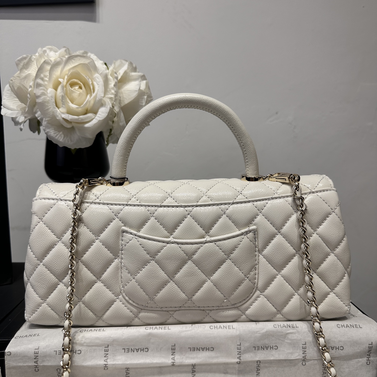 Ch@nel Coco Handle Flap Bag-32CM