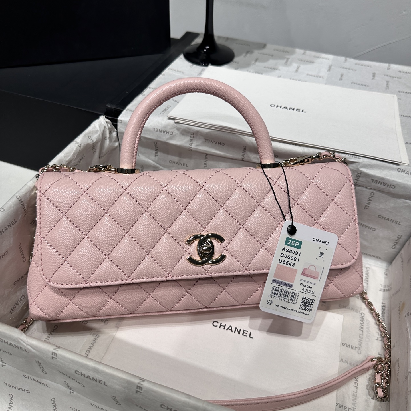 Ch@nel Coco Handle Flap Bag-32CM