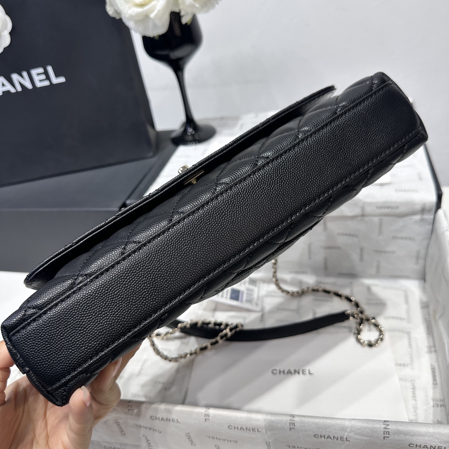 Ch@nel Coco Handle Flap Bag-32CM