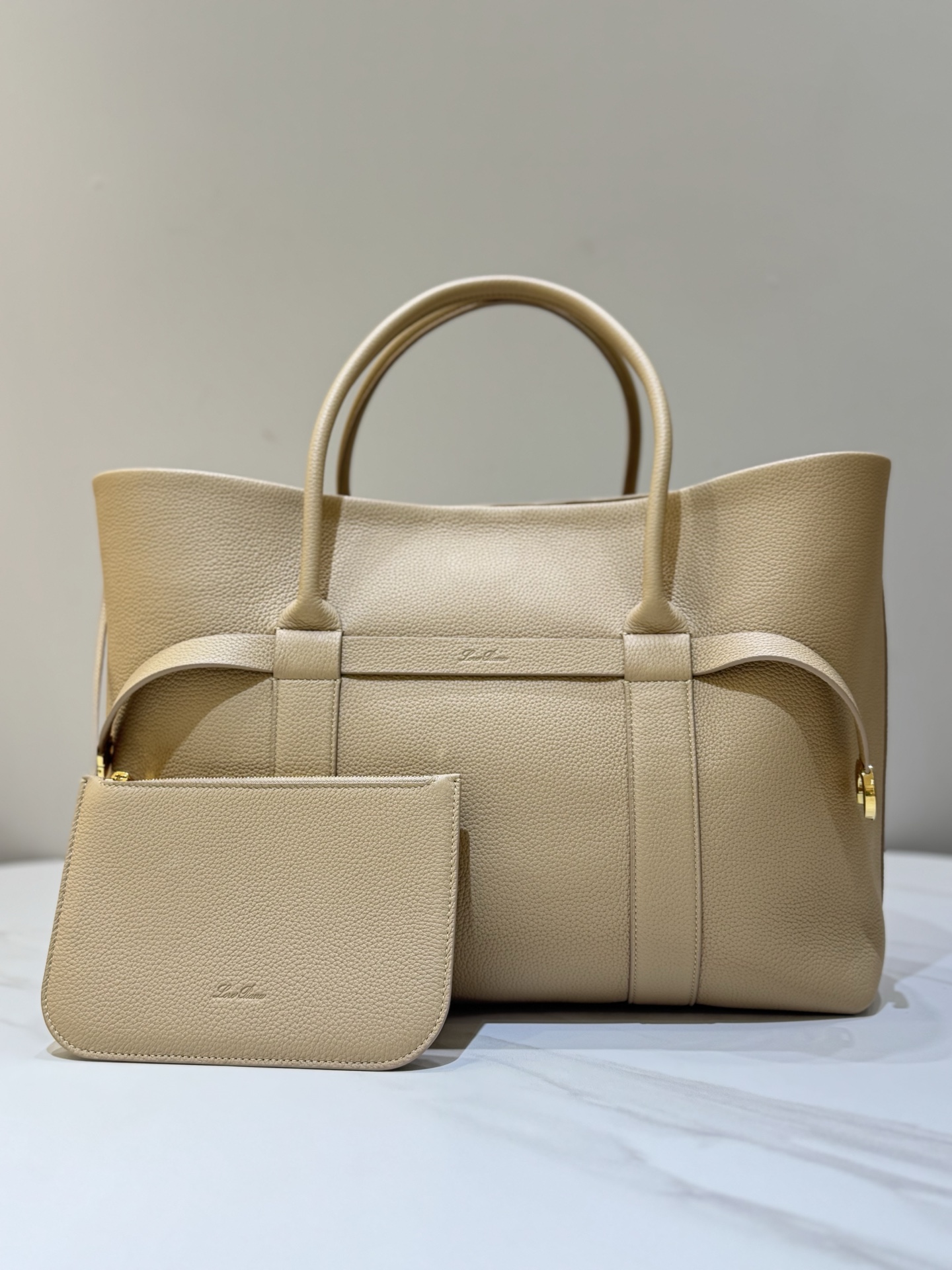 L0r0 P1ana Ghiera Shopper Bag-40*26*18CM