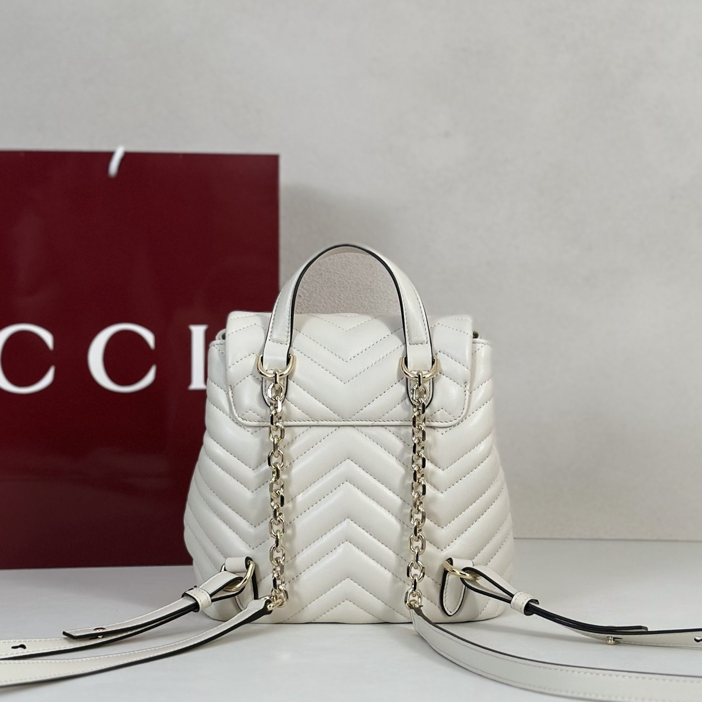 Gvc*1 Mini Marmont Backpack-20*11*18CM