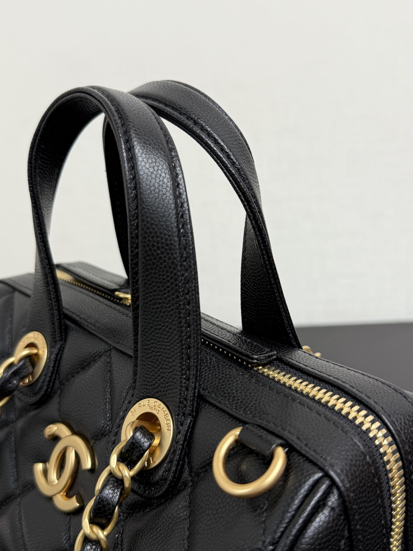 Ch@nel 25A Small Bowling Bag-21*17*13CM