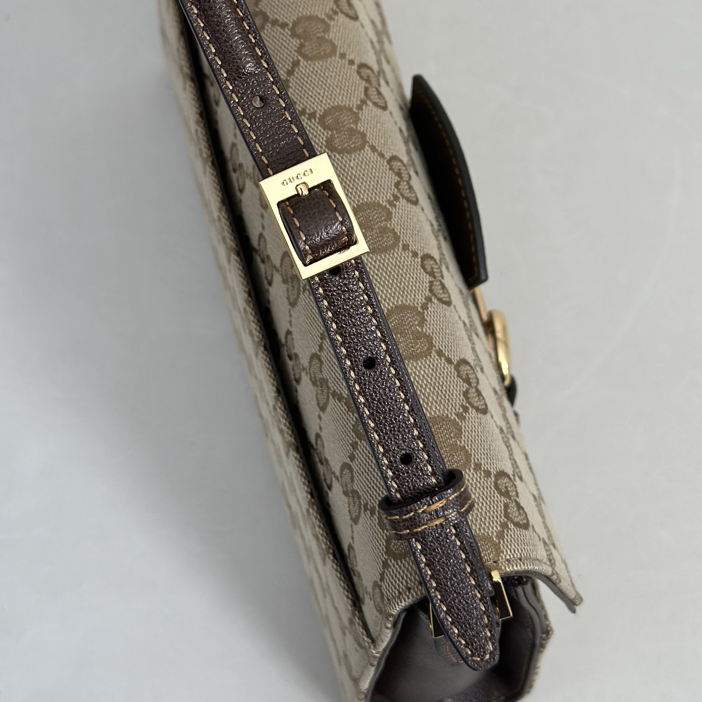Guc*ci Horsebit Ristretto Bag-26*4.5*14.5CM