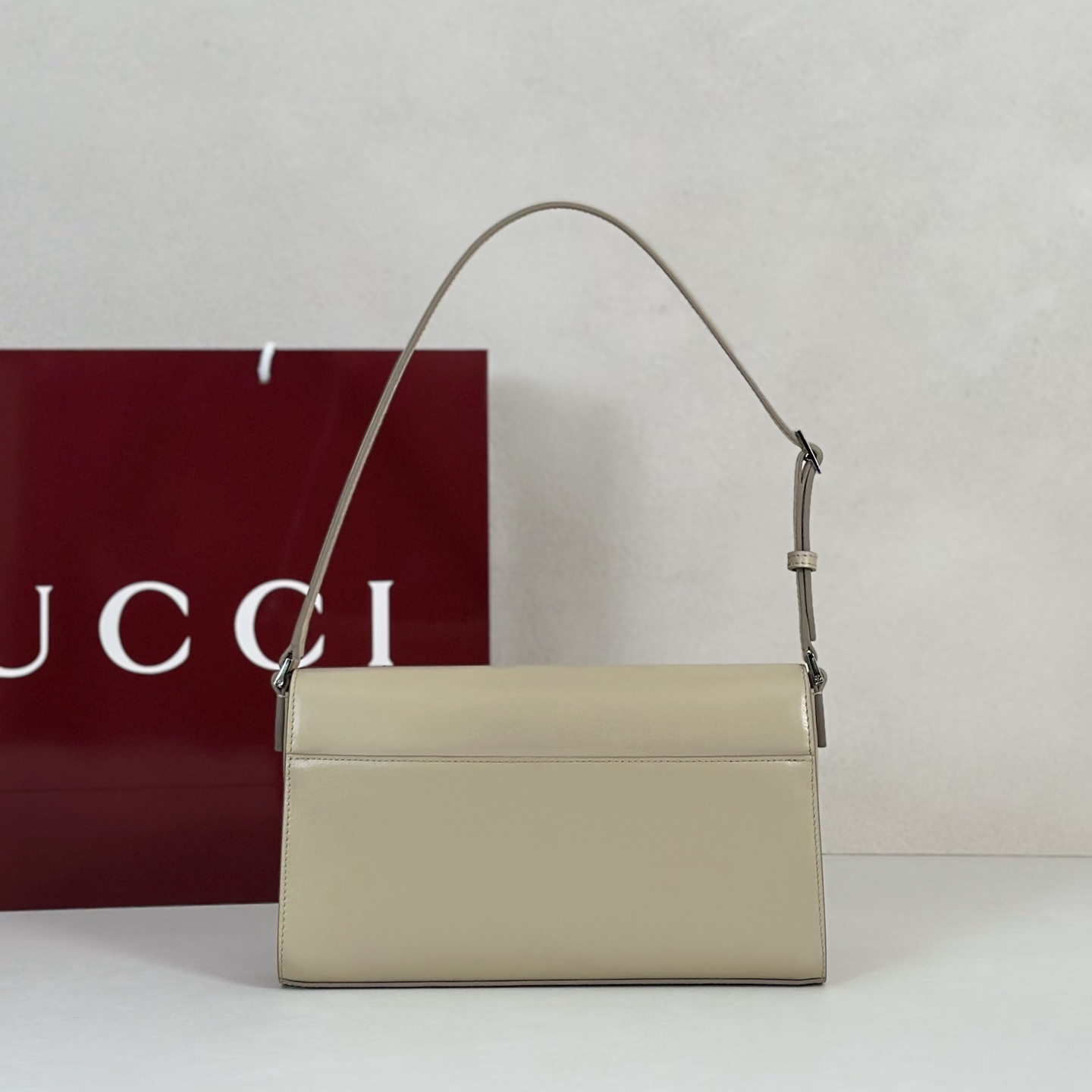 Guc*ci Horsebit Ristretto Bag-26*4.5*14.5CM