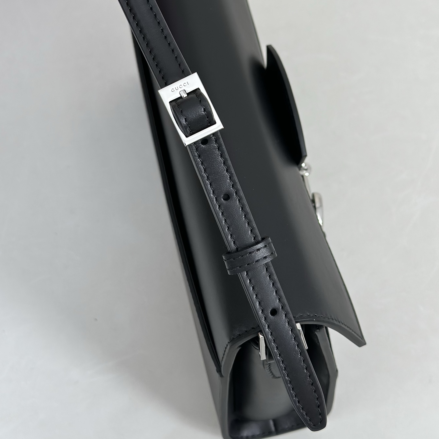 Guc*ci Horsebit Ristretto Bag-26*4.5*14.5CM