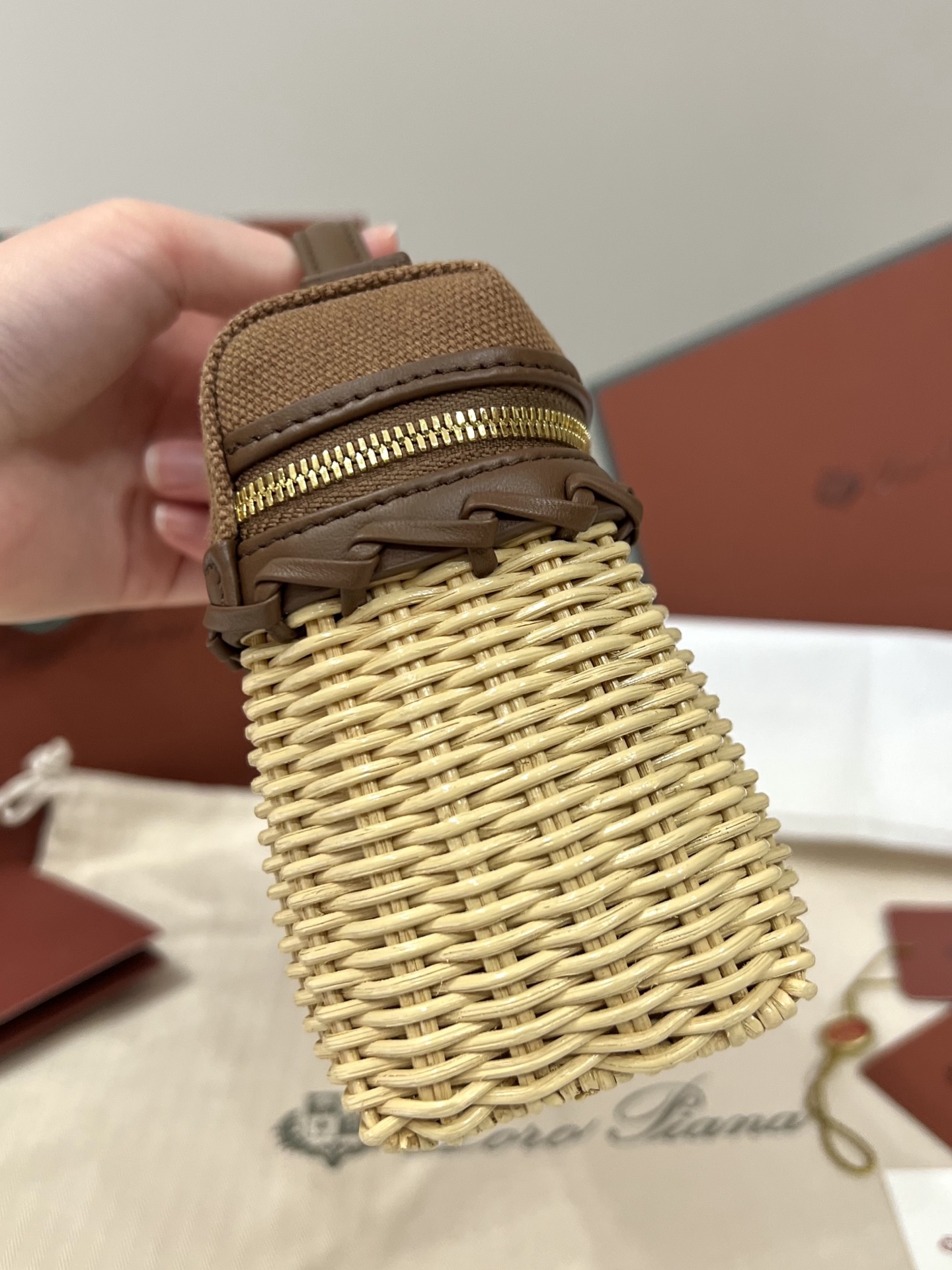 L0r0 P1ana Extra pocket L19 Bag-19*7*12CM