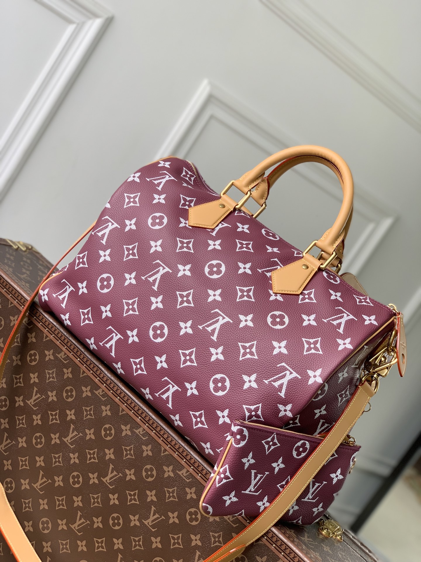 L0vis Vvtt0n Speedy P209 Bandoulière 40 Monogram Leather-4417-40 x 26 x 23CM