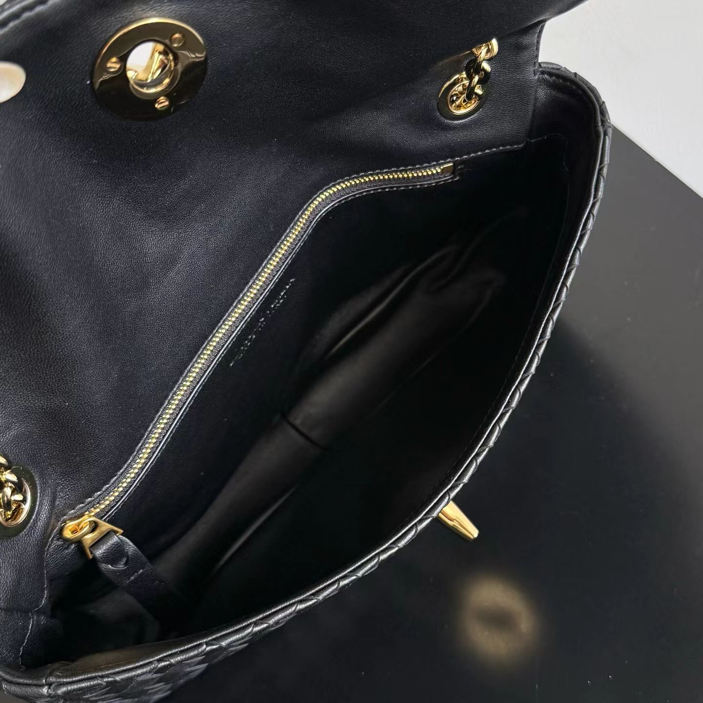 B0tt*ga Ven*ta Madison Intrecciato Leather Shoulder Bag-27*16*6CM