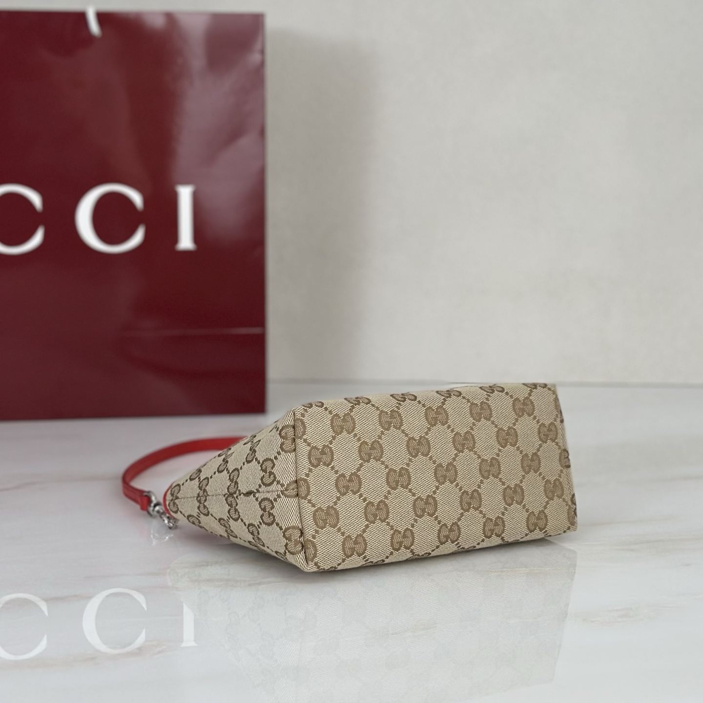 Gv*c*GG Monogram Bag-17*10*12.5CM