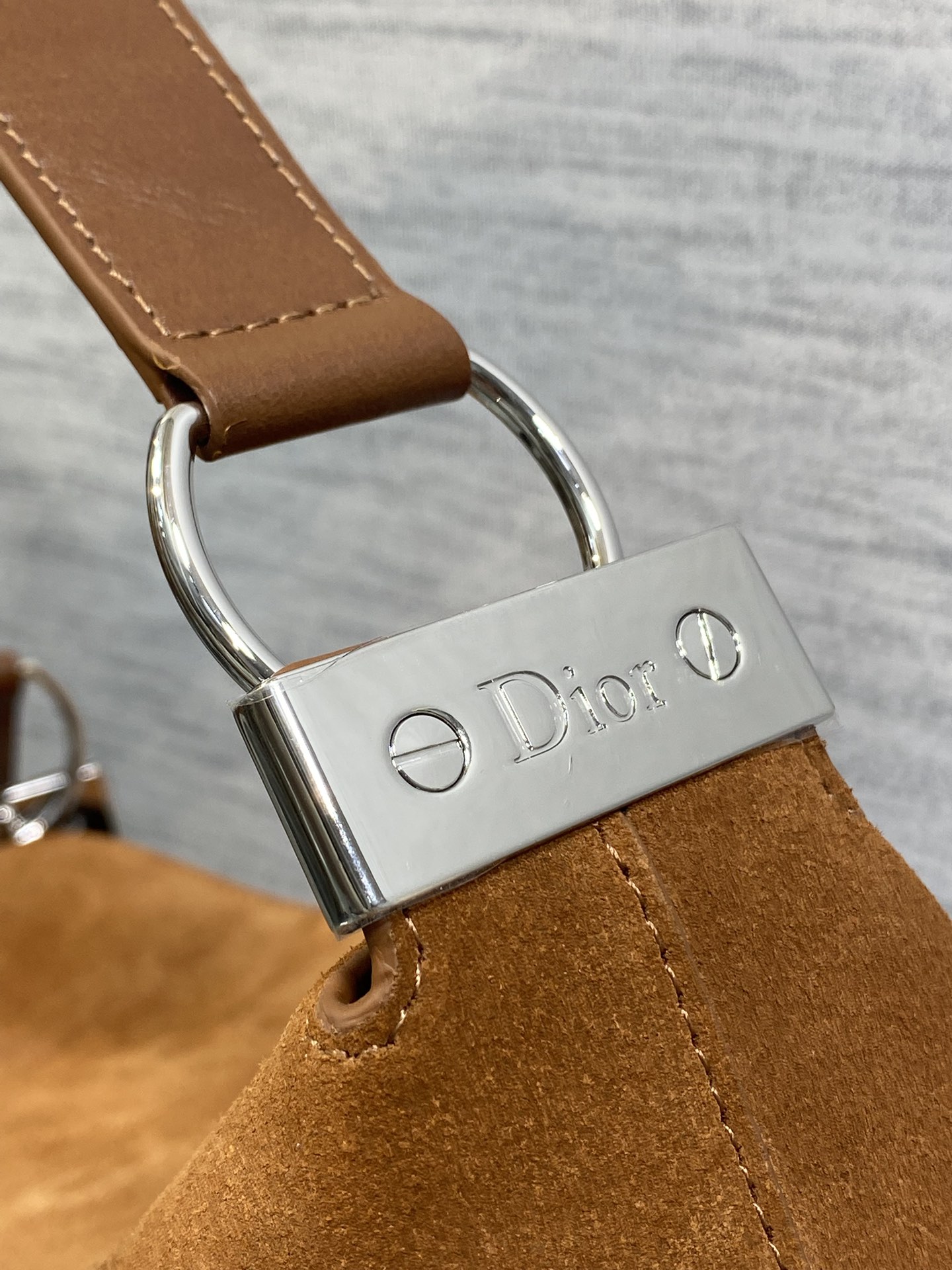 Diro 2026ss Chrustian Hobo Bag(Silver)-28*24*8CM/33*27*9CM/39*29*11CM