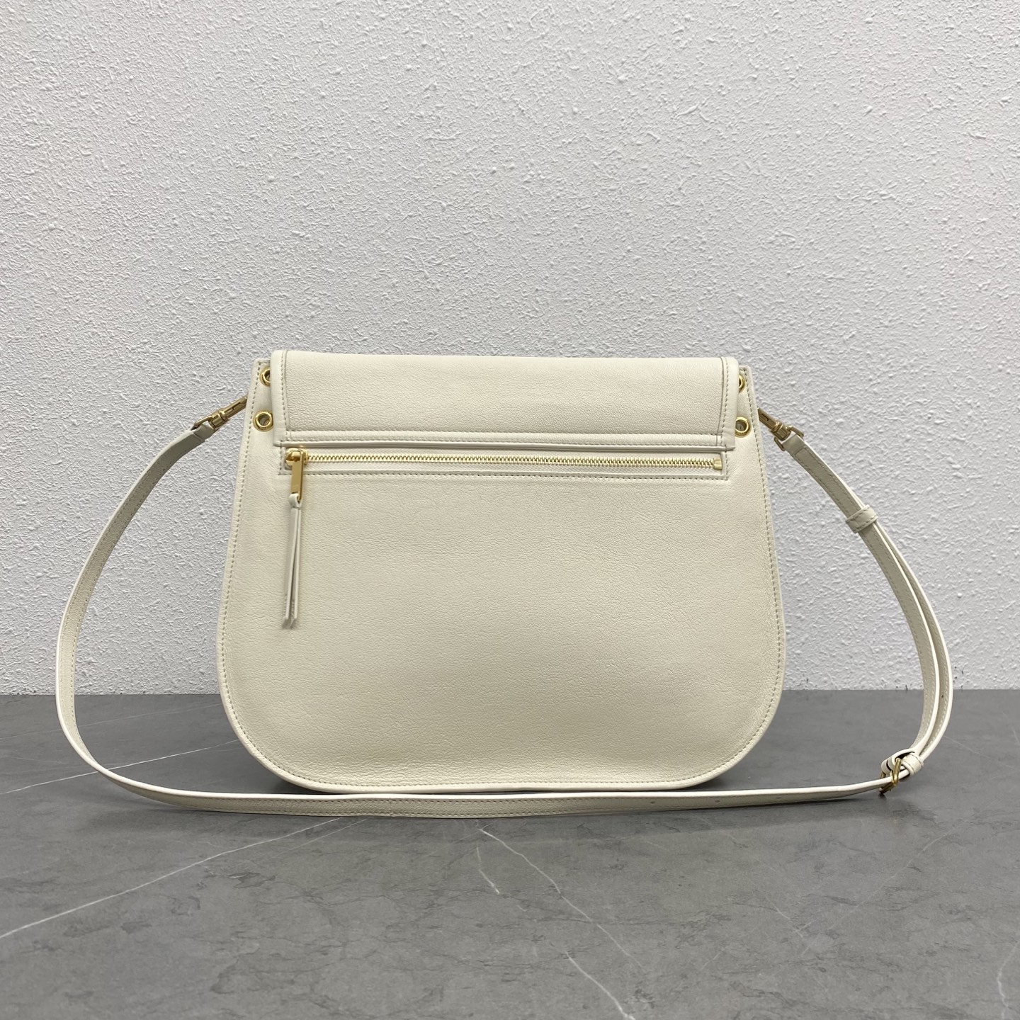 Celin* Soft Triomphe Besace Leather Shoulder Bag-32x7x27CM