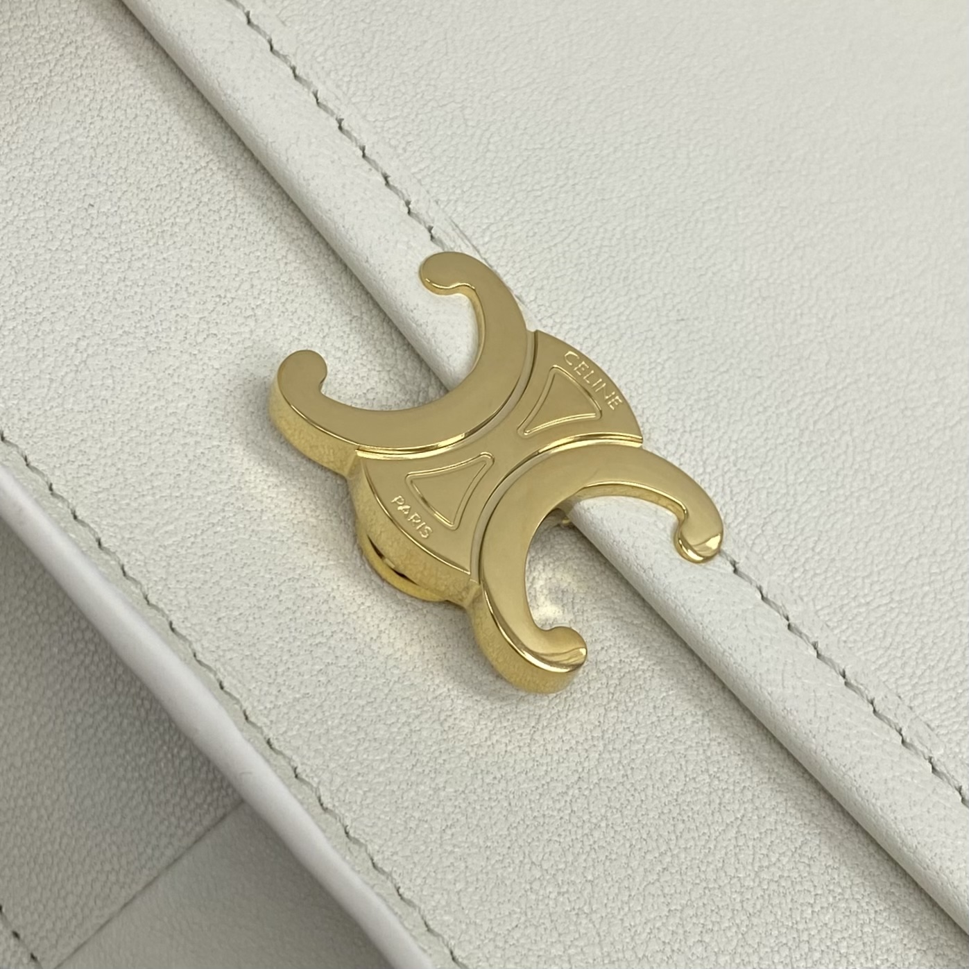 Celin* Soft Triomphe Besace Leather Shoulder Bag-32x7x27CM