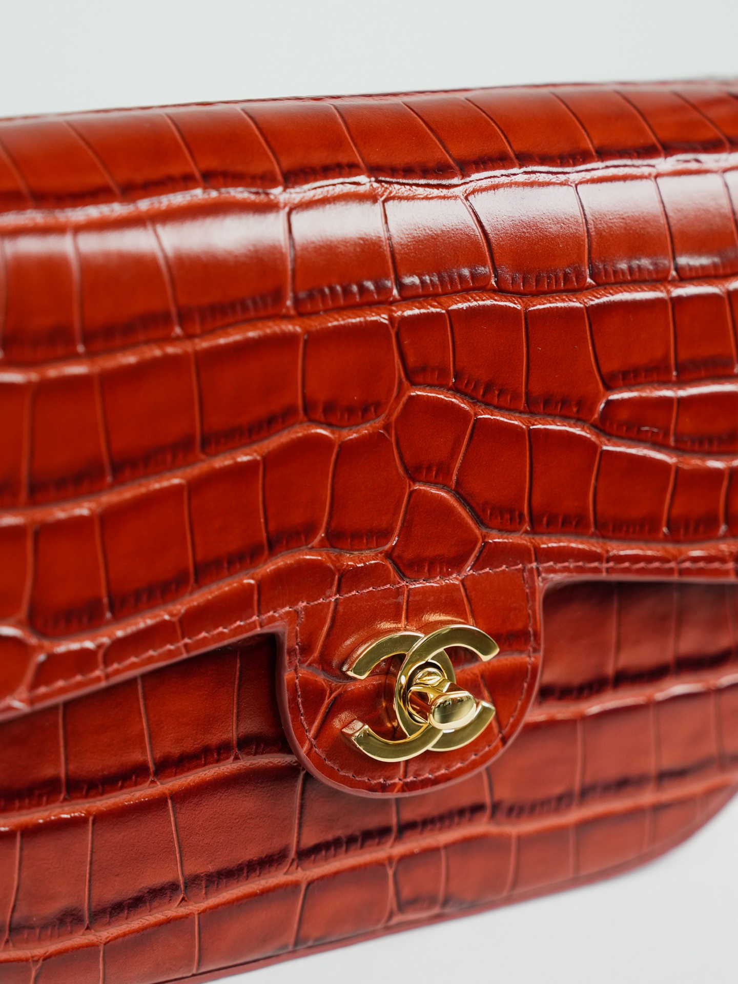 Ch@nel Mini Top Handle "Turn Around" Flap -4.5×19.5×5CM
