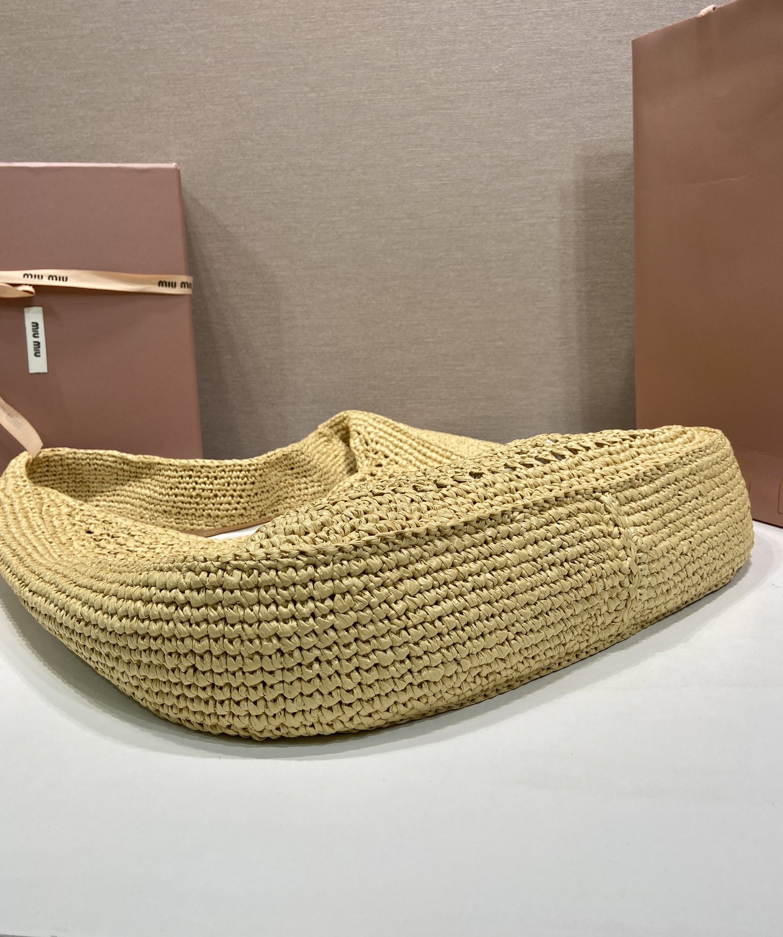 Miu Miu Crochet Hobo Bag-42.5*32*9CM