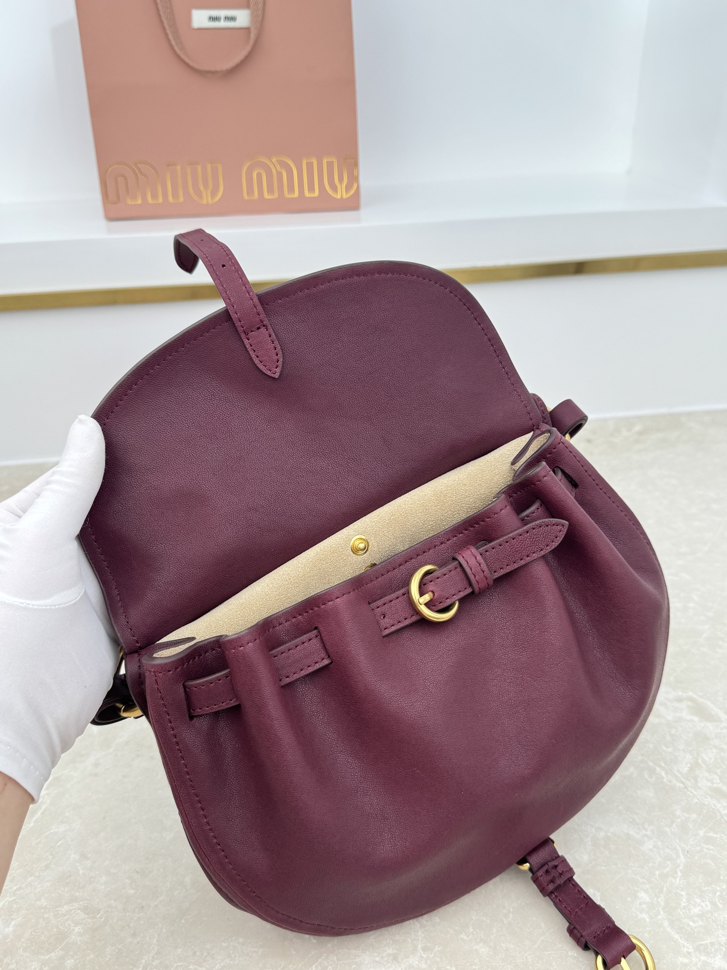 M1um1u Rendez-vous Bag 5BC221-26*19*8CM