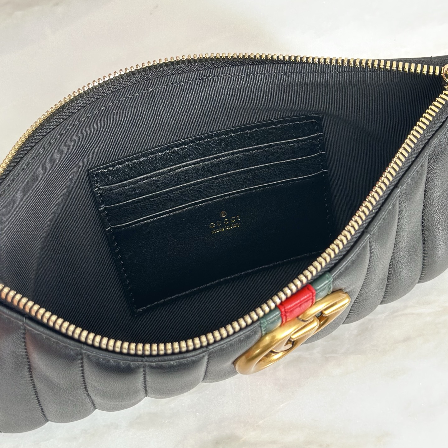 Gv*c* GG Marmont Pouch With Strap-26*13*1.5CM