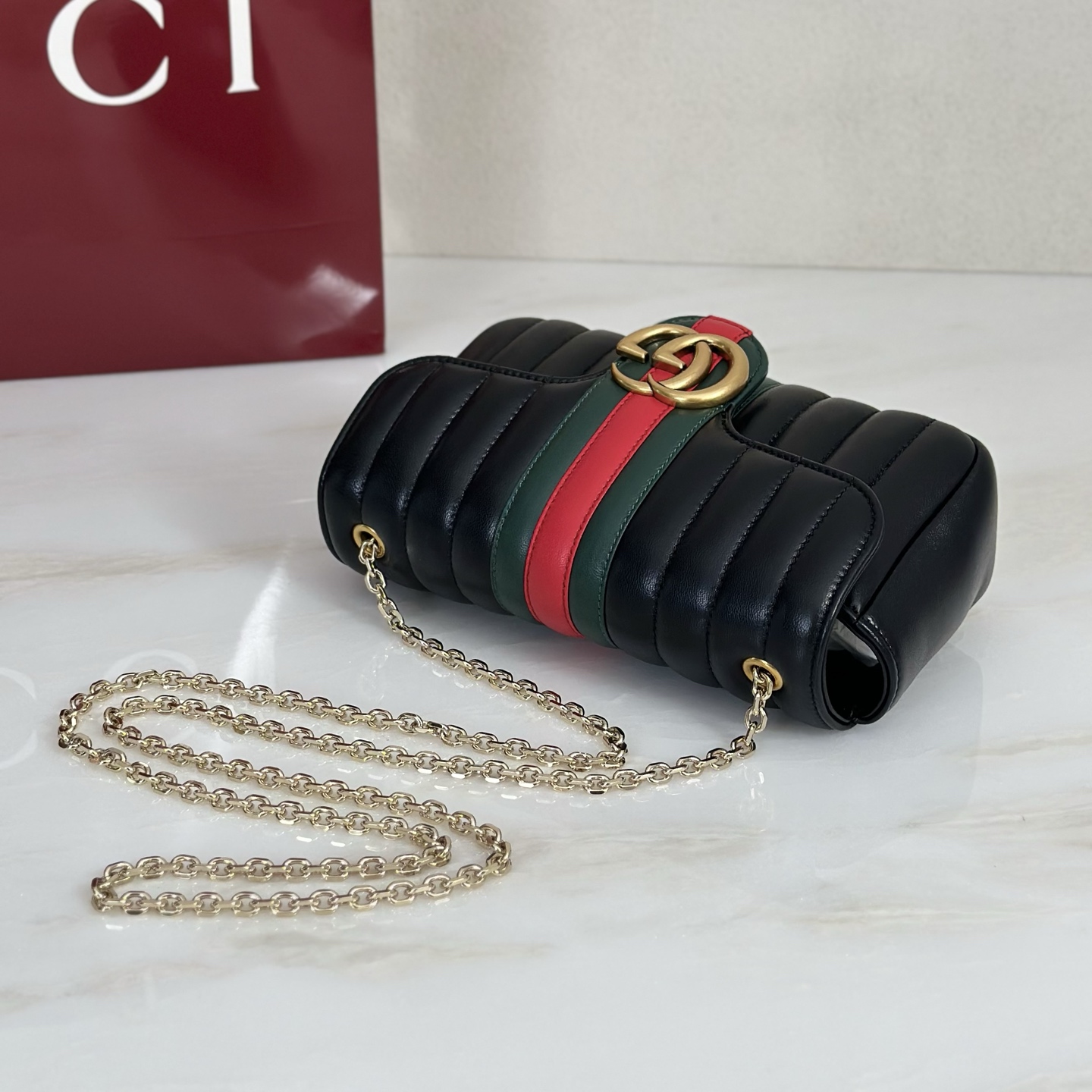 Gv*c* Jetset GG Marmont Medium Shoulder Bag -20.5*11.5*6CM
