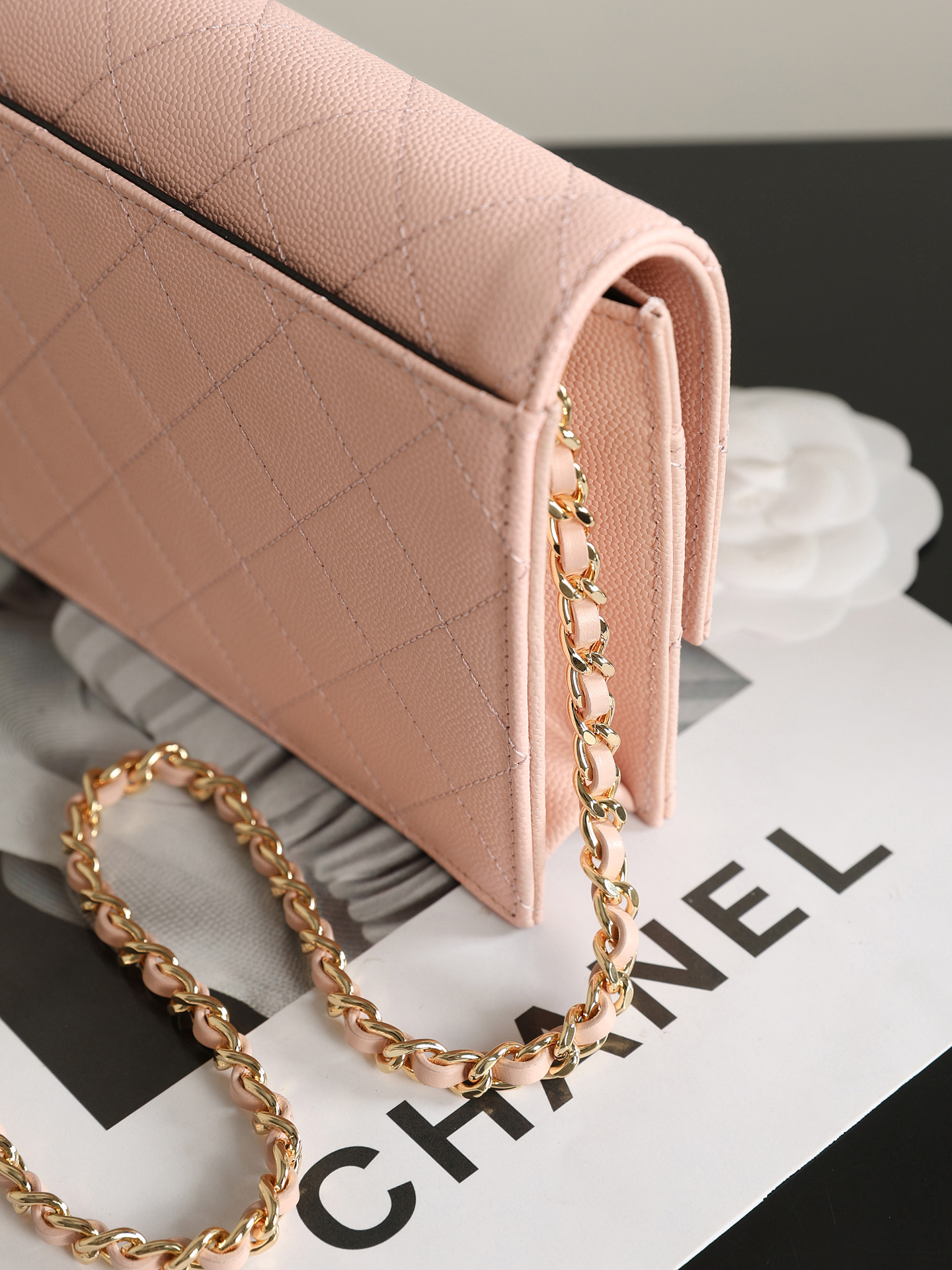 Ch@nel CC Wallet on Chain (WOC) Bag-12*19*4CM