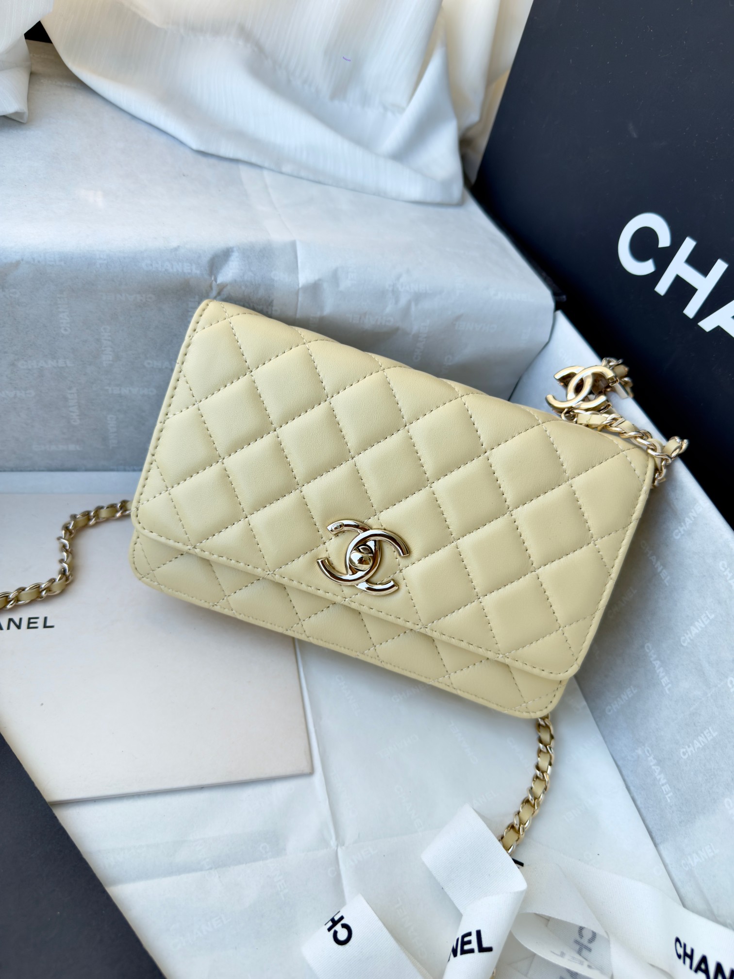 Ch@nel CC Wallet on Chain (WOC) Bag-19*12*3.5CM