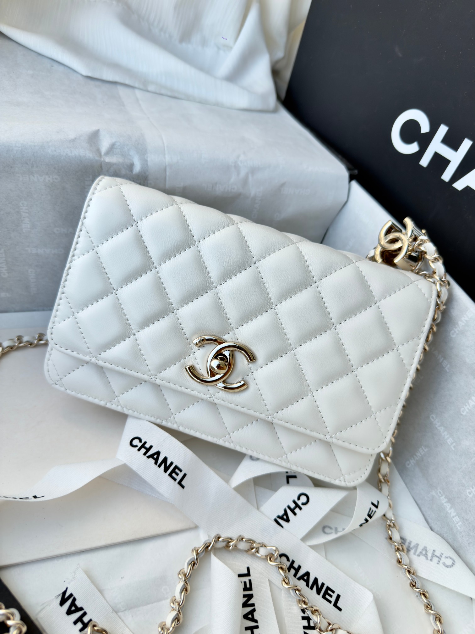 Ch@nel CC Wallet on Chain (WOC) Bag-19*12*3.5CM
