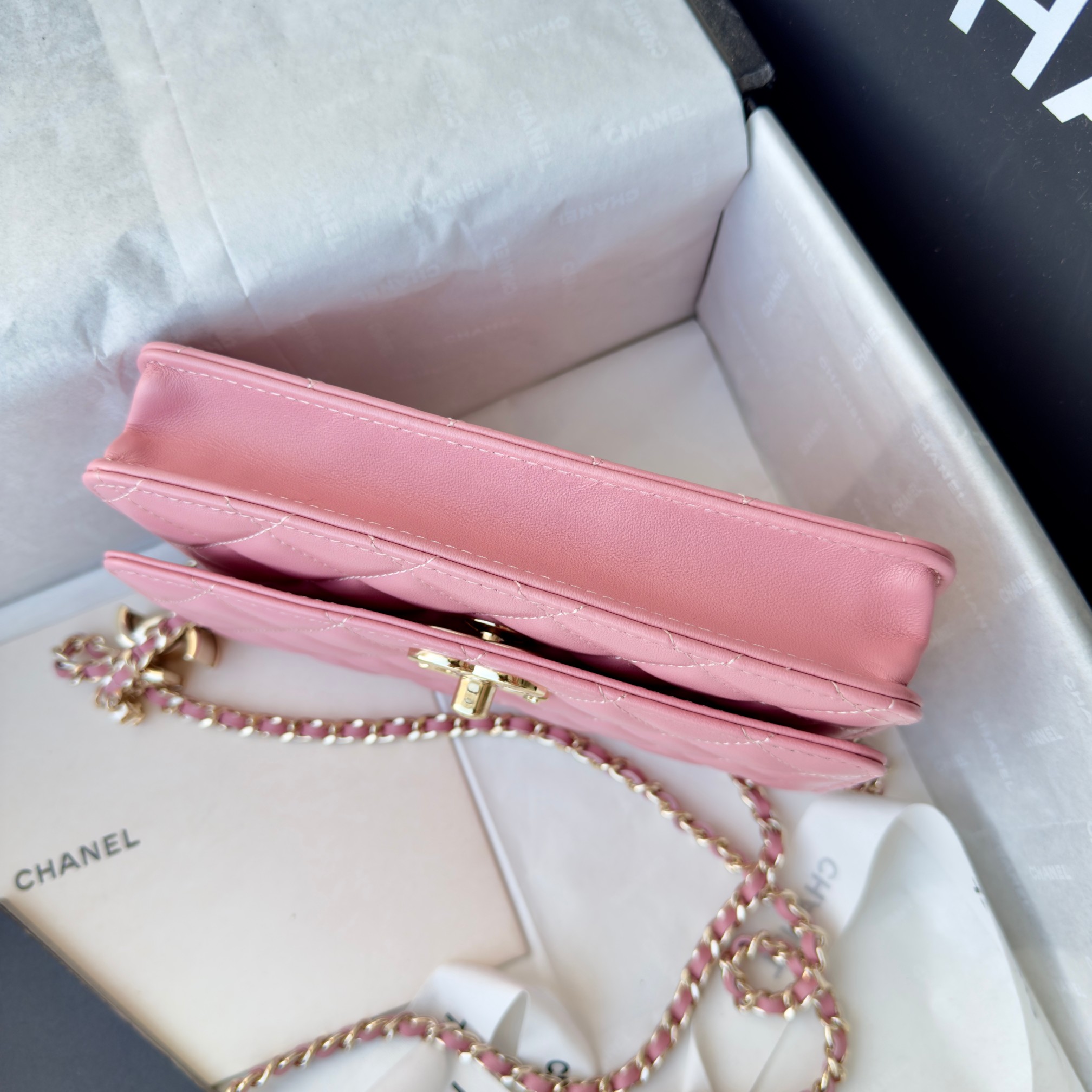 Ch@nel CC Wallet on Chain (WOC) Bag-19*12*3.5CM
