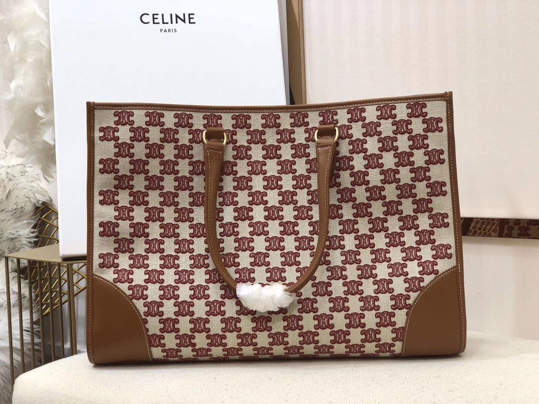 Celin Cabas Triomphe Tote-43*31* 15CM