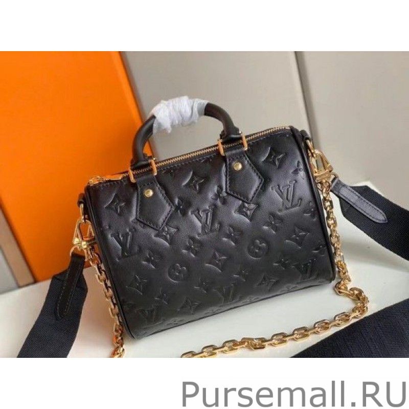 Speedy Bandouliere 22 Bag Monogram Lambskin M58631