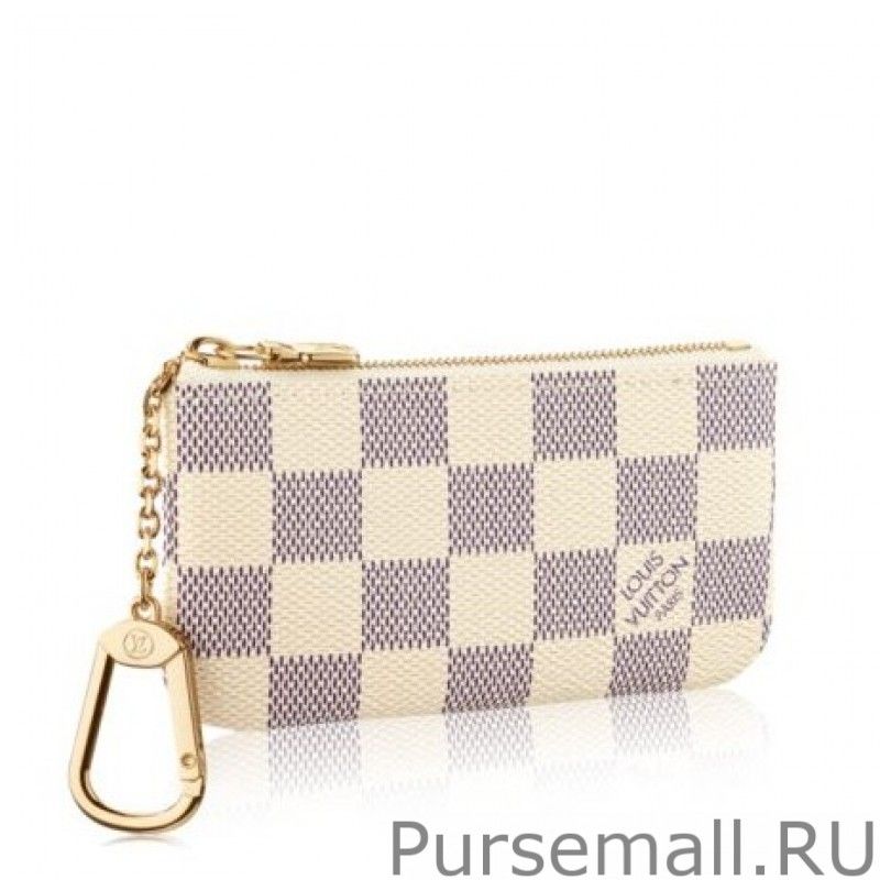 Key Pouch Damier Azur Canvas N62659