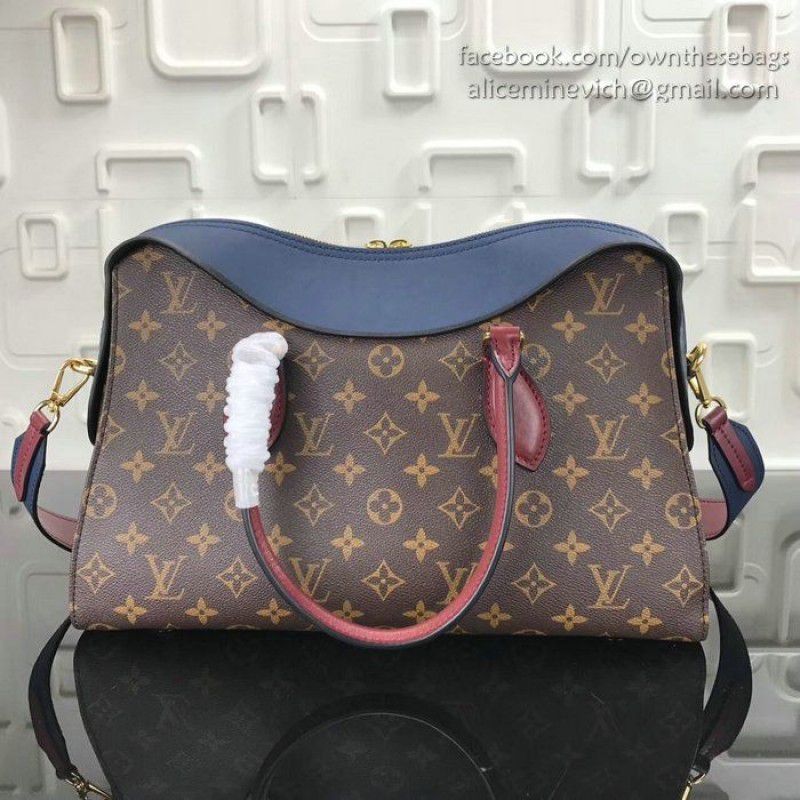 Monogram Canvas Tuileries Marine Bordeaux M43439