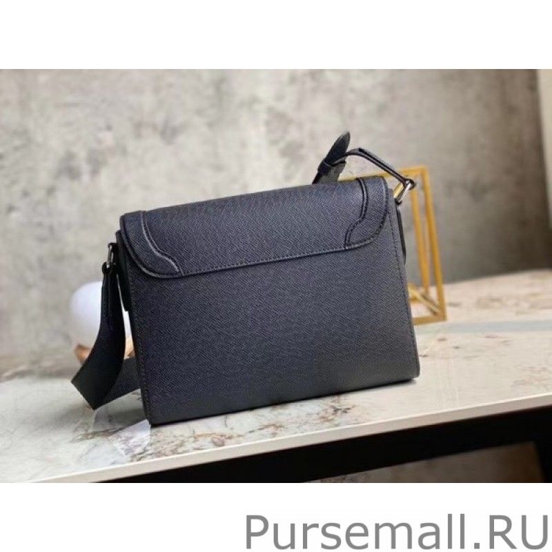 New Flap Messenger Bag Taiga Leather M30807