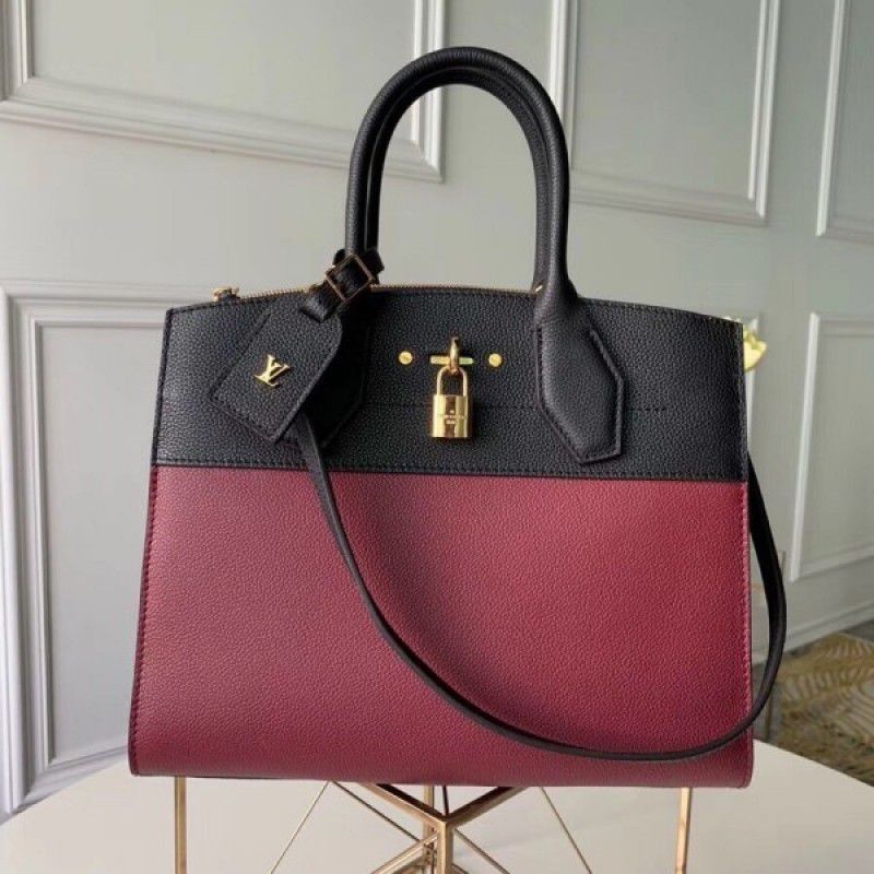 Prune City Steamer MM Bi-color Bag M54867