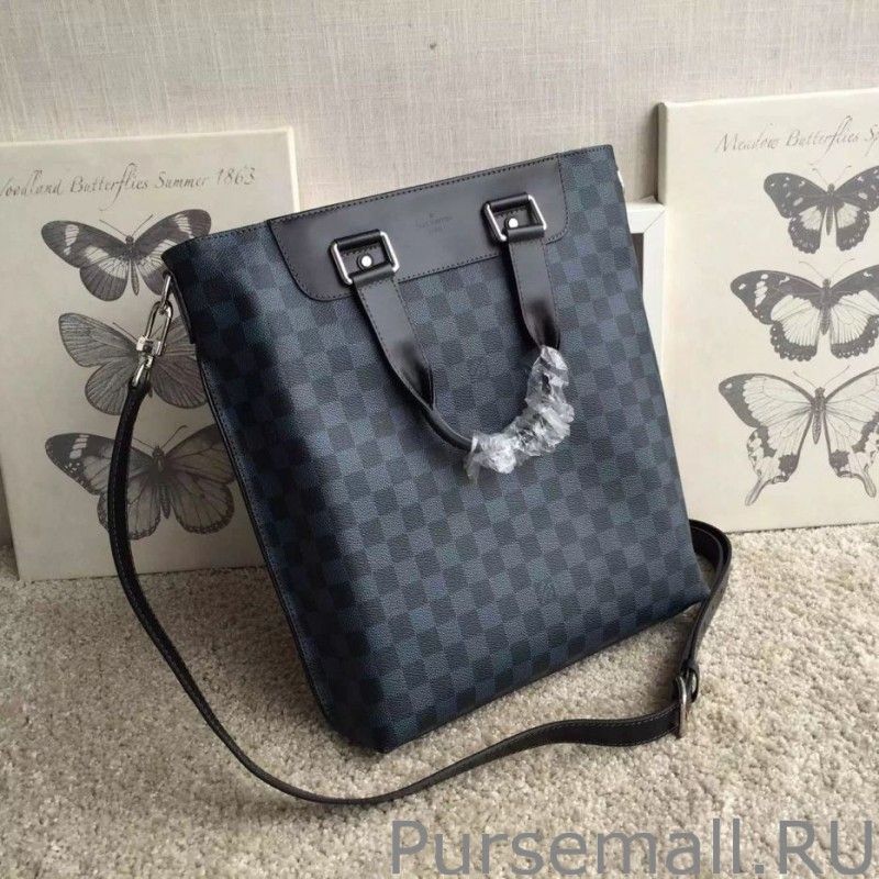 Cabas Jour Damier Cobalt N42223