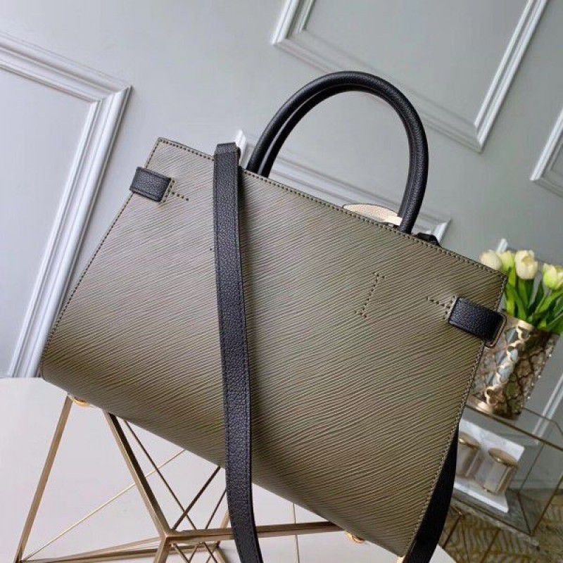 Kaki Twist Tote Epi Leather M53726