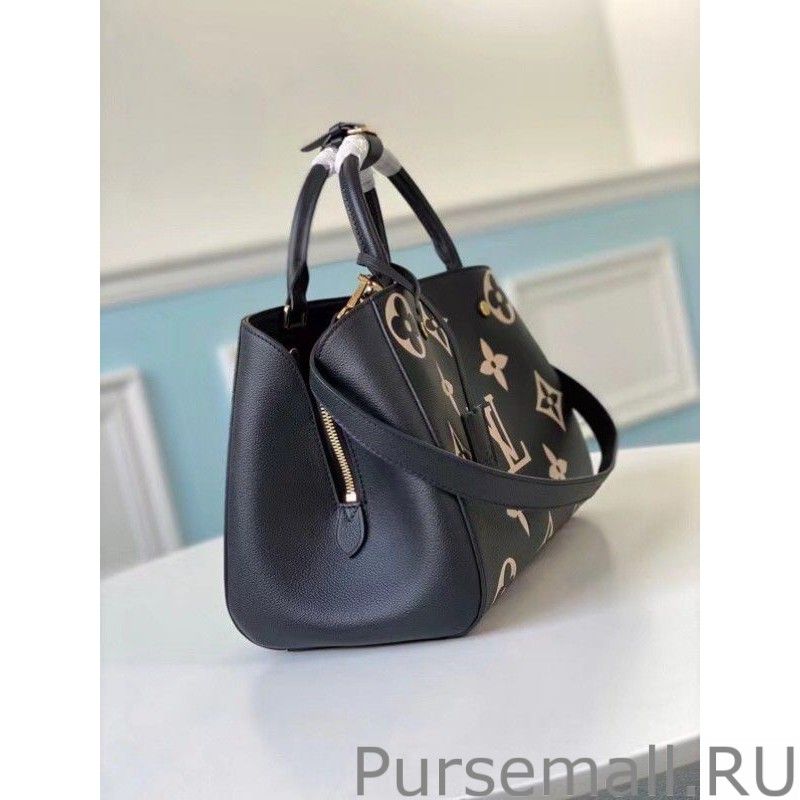 Montaigne MM Bag In Black Leather M45499