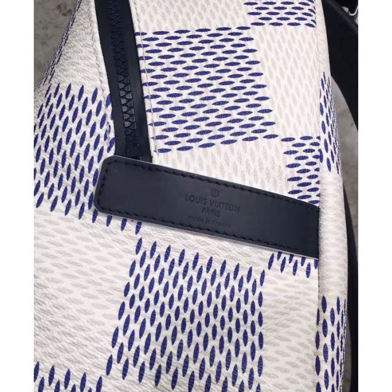 Apollo Backpack Damier Azur N44017 White