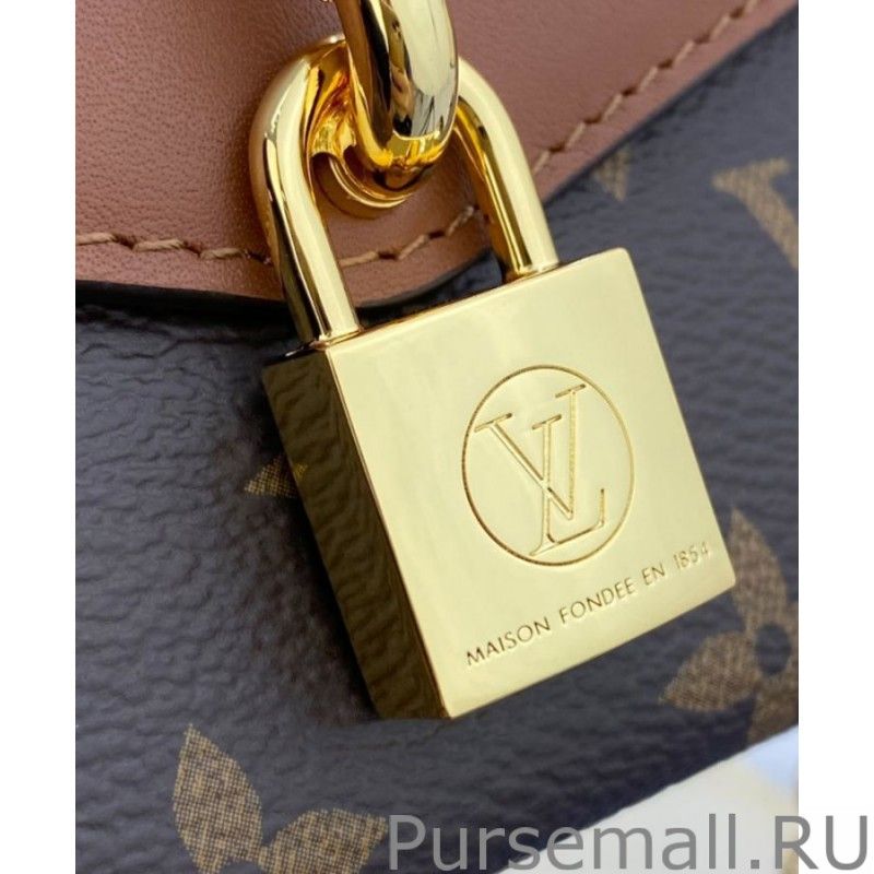 Padlock On Strap Handbags M80763 Brown