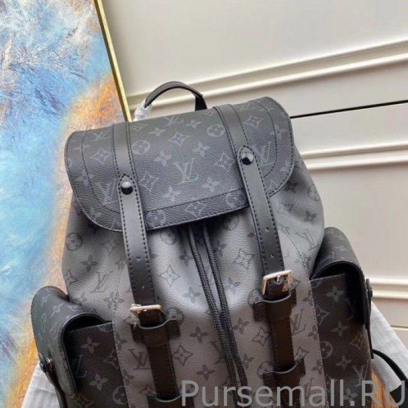 Christopher PM Backpack Monogram Eclipse M45419