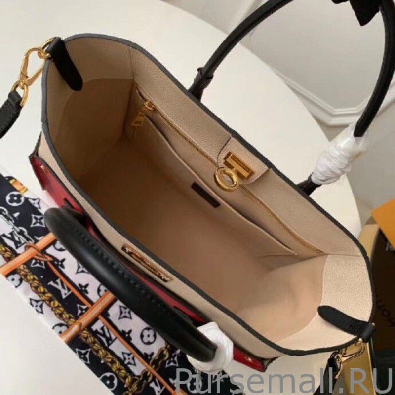 On My Side Bag Monogram Calfskin M53824