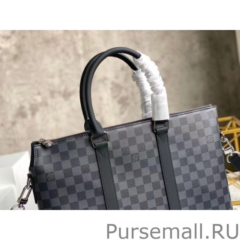 Anton Briefcase Damier Graphite N40024
