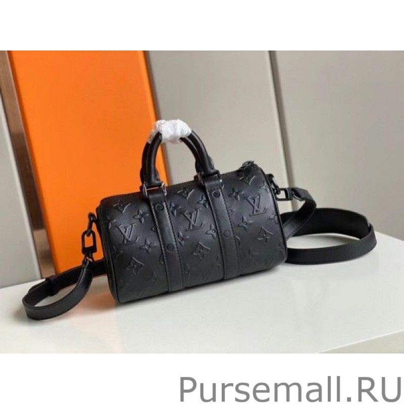 Keepall XS Bag Monogram Seal Leather M57960