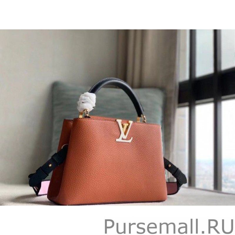 Capucines BB Bag In Brown Leather M59266