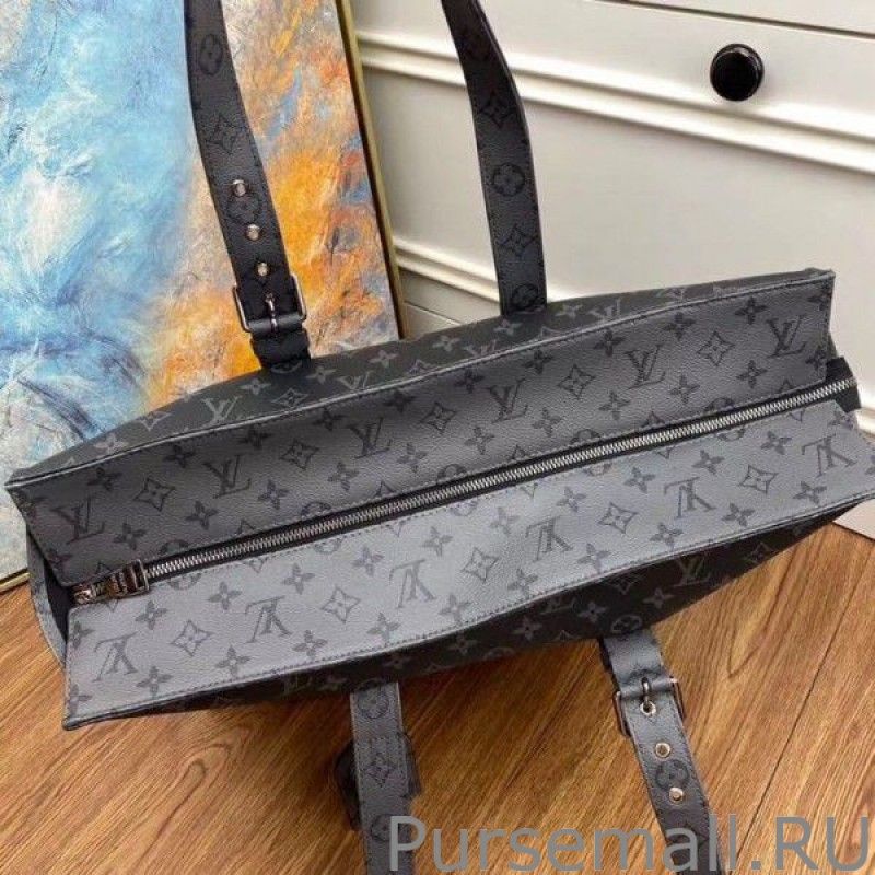 New Cabas Zippe GM Monogram Eclipse M45379