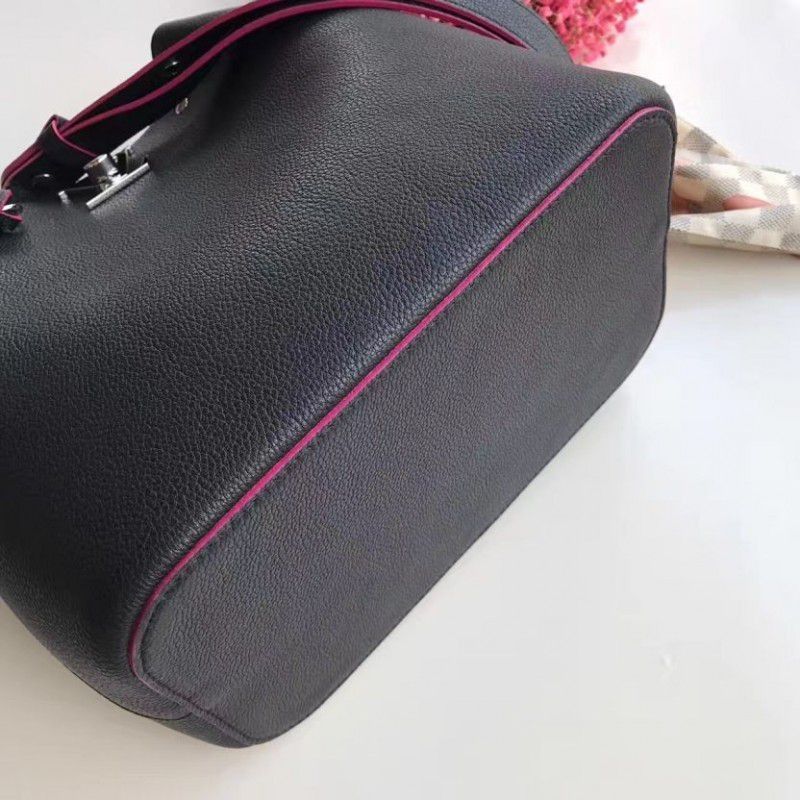 Black Lockme Bucket Bag M54677