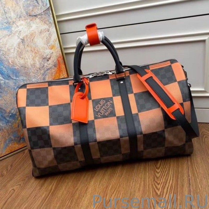 Keepall Bandouliere 50 Damier Graphite Giant N40420