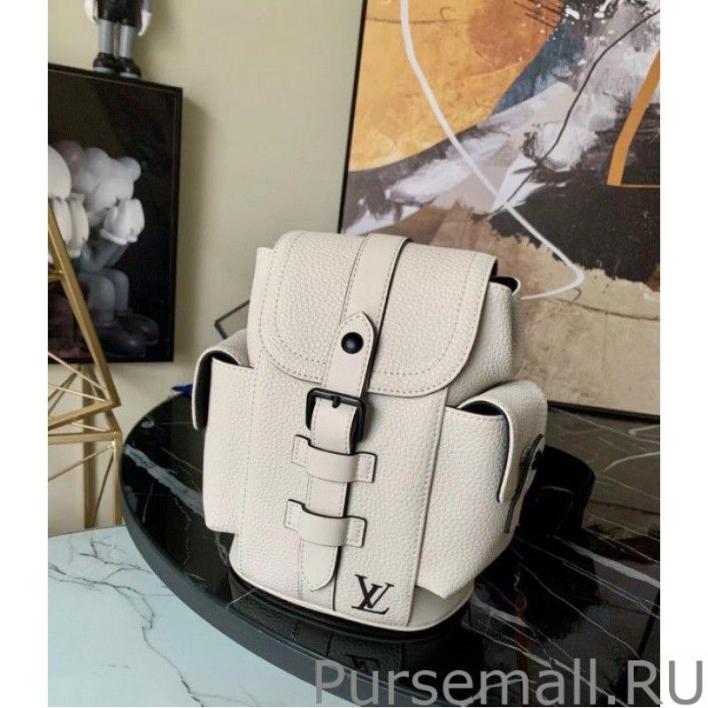 Christopher XS Bag In White Leather M58493
