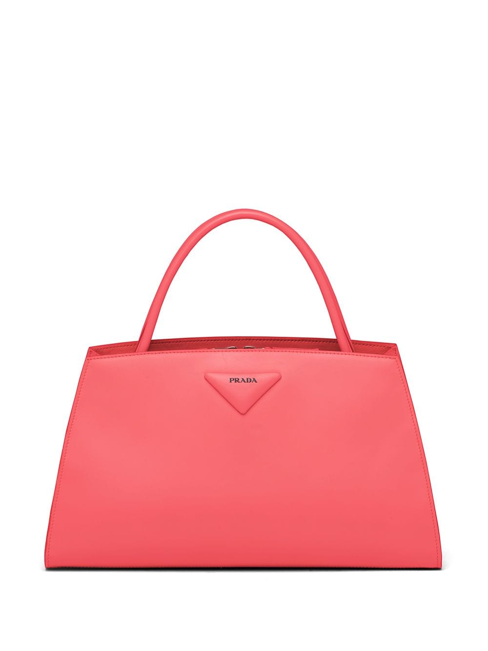 Pra*a trapeze logo plaque tote bag
